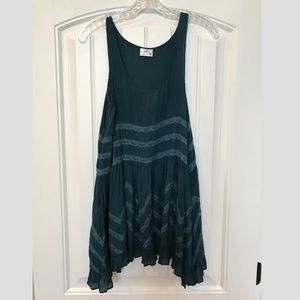 Free People Intimately Voile and Lace Trapeze Slip